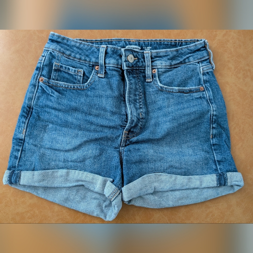 Old Navy O.G.Short Highrise Denim Size 4 - Picture 2 of 6